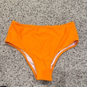 Bright Orange Bikini Bottom